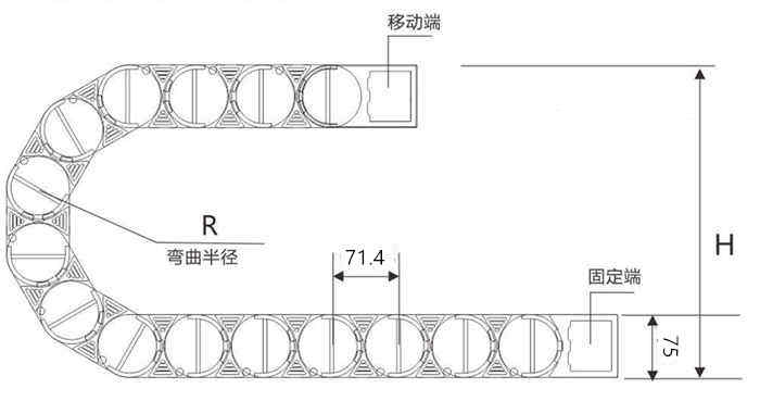 微型鋼制拖鏈